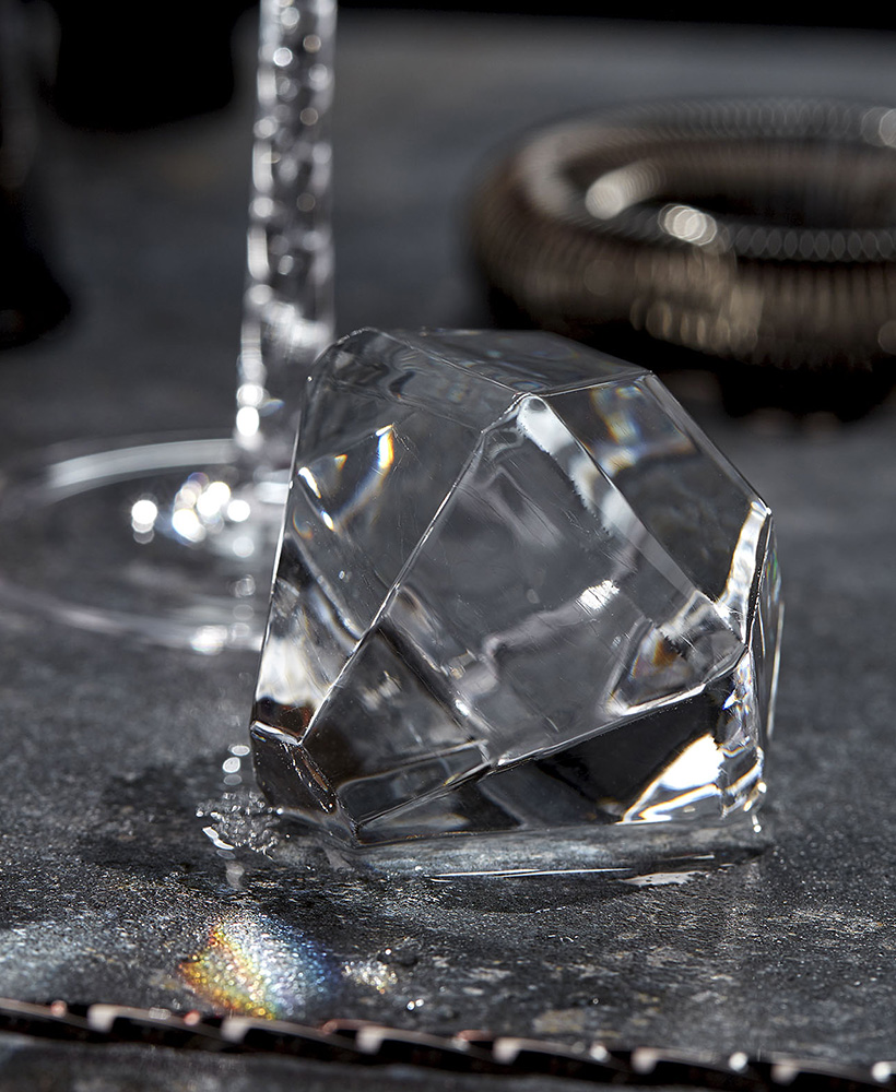 Ice made at Ice Press "ZENITH Diamond"
