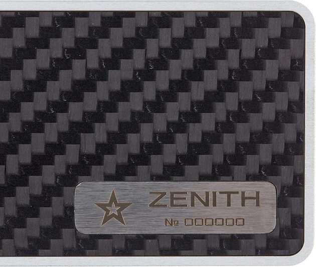 Magnetic Knife Holder ZENITH Carbon fiber glossy Silver (carbon grain)