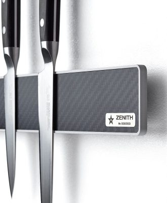 Magnetic Knife Holder ZENITH Carbon fiber matt Silver