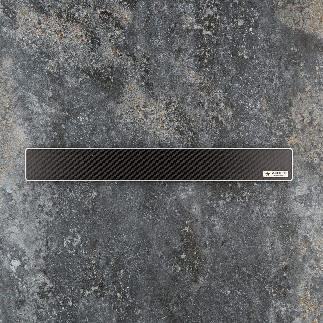 Magnetic Knife Holder ZENITH Carbon fiber matt Silver (wall mounted, no knives)